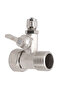 RO Feed Water Adapter 1/2\" To 1/4\'\' With Shut-Off Ball Valve Tap Tee B Cold Hot Water Pipes Ho... - 6