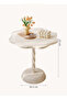 Ins Style Side Table Movable Small Round Table, Petal Shape Side Table - 7
