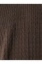 Short Sleeve Cotton Hair Braid Textured Polo Neck Knitwear T-Shirt - 6