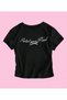 Protect Your Heart Printed White Colored Crop Sevunera - 2