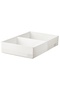 STUK Box with compartments, white, 34 x 51 x 10 cm