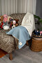 90X115 Plain Patterned Reversible Muslin Pique Baby Blanket, Knitted Baby Blanket & Blanket - 4