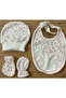 Outlet Burtaç 100% Cotton 5 Piece Bodysuit Set Newborn Hospital Discharge Set Pink 30507 - 4