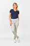 Gray Women's Leggings - 2 Thread