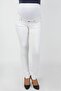 5 Pocket Maternity Trousers White Model - 2