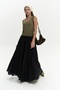 Fairy Knitwear Sleeveless Khaki Sweater - 2