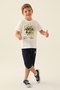 Boy's Cream Pajama Set 50315330 -Vr071 - 3