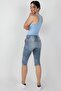 Women's Striped Capri Lzr Bleach - 2