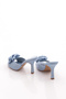 6305 Women's Rose Detailed Heeled Slippers - 3