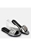Silver 41-42-43-44 Sizes Women's Slippers - 4