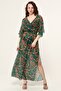 Lolita Green Chain Pattern Beach Dress - 2