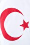 Girl's Turkish Flag White Tshirt Combed Cotton - 4