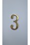 Brass Number 10 cm No:3