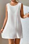 Pareo Beach Dress with Low Back Slit - 5