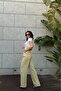 Women's Yellow High Waist Pants 1017-1515 - 7