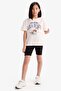 Girl's Short Length Leggings B5591A825Sm