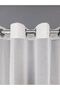 Frosted Rustic Eyelet Tulle Curtain - 2