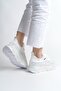 Women's Patterned Stone Detailed High-Sole Walking Shoes - 4