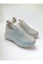 Women's Patterned Stone Detailed High-Sole Slip-On Walking Shoes