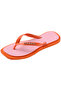 Top Square Fusion Sunset Orange Women's Flip Flops - 4