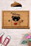 Coco Hug Pug Natural Koko Doormat, 40X60 cm Bristle Door Mat - 2