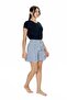 U.S. Polo Assn. 20034 Navy Blue Striped Shorts Set - 2