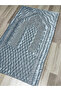 Glitter Embroidered Velvet Dowry Bridal Set Prayer Mat - 3
