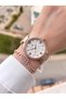 Silver/rose Anti-tarnish Color Throw 3 Atm Special Design Women's Wristwatch with Metal Cord Bfl21261-e - 2