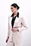 Zebra Patterned Jacket - Powder - 6