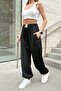 Women's Black Label Detailed Two Thread Jogger Sweatpants - 8