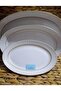 Porcelain Matte Gilded 3-Piece Kayık Salad Plate (35-30-25 cm)
