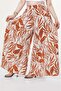 Patterned Skirt Pants