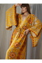 Gi̇za Japone Sleeved Boho Style Vintage Dress - 2