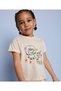 Printed T-Shirt and Ribbed Leggings Girls' Bottom and Top Two-Piece Set - 6