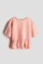 Chiffon peplum top