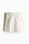 Linen-blend shorts