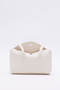 Cream D13 Baguette Minimalist Stylish and Functional Snap Fastener Long Strap Daily Women's Shoulder Bag - 4