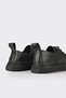 Black Leather Women's Sports Shoes - 5