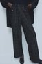 Bouclé-jersey trousers