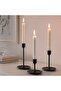 Candlestick Set of 3, Black - 2