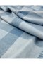 Jacquard Knitted in Gray Blue Colors (Width 140 cm X Length 230 cm) - 2