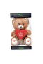 Romantic 145 Valentine Gift: Plush Teddy Bear in a Premium Box with Heart (I Love You) Written - 2