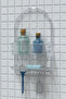Ceres Plastic Bathroom Shower Shelf - Transparent