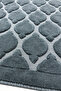 Dante Cotton Smoked 60X100 50X60 Non-Slip Based 2-Piece Bathroom Mat Set - 2