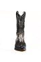 Black and White Women's Cowboy Boots (Ice) - 5