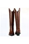 Women's Cowboy Boots Brown Leather (Parma) - 3