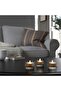 SMÄLLSPIREA Tealight holder, clear glass/patterned, 4 cm - 3