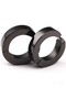 Pair of Compression Men's Steel Earrings Thin 3mm Without Holes for Ears Mse1-2 - 3