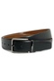 Genuine Leather Reversible Belt for Men, Black & Brown or Tan Formal Belt Men's Leather Belt