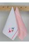 Set of 2 Bird Embroidery Kitchen Towels – 35X50 Cm, 100% Cotton - 2